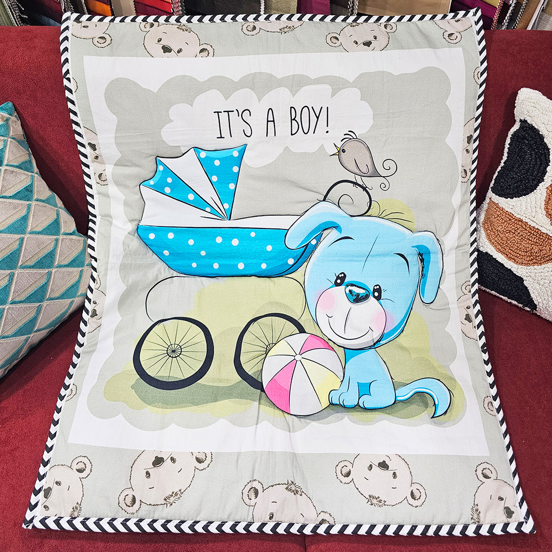 Super Soft Reversible Baby Quilt