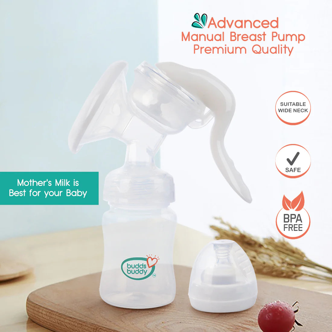 Advanced manual breast pump