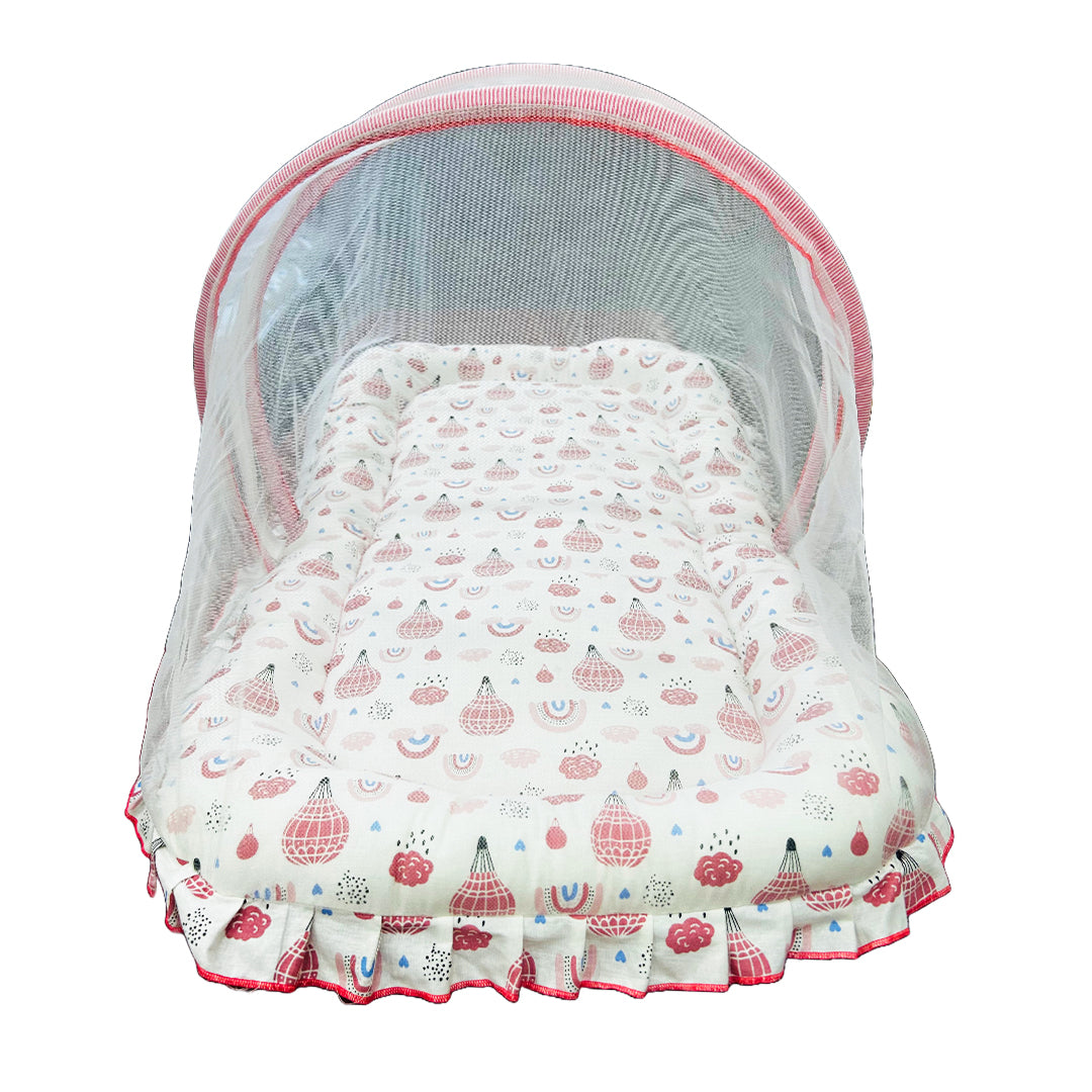 6 Items Cotton Baby Bedding Set_Hot Ballon