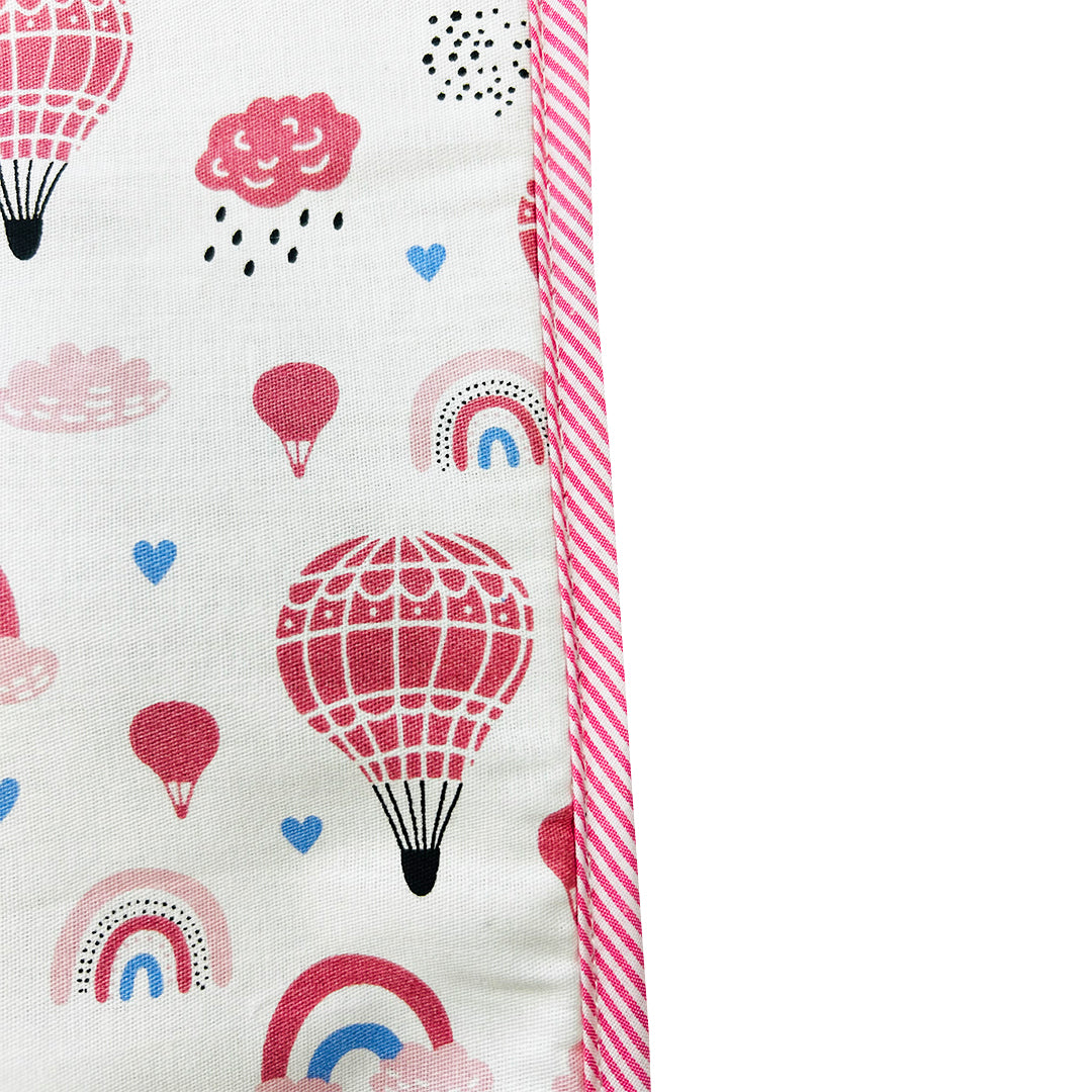 6 Items Cotton Baby Bedding Set_Hot Ballon