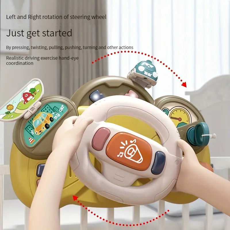 Multi-functional Puzzle Steering Wheel