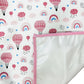 6 Items Cotton Baby Bedding Set_Hot Ballon