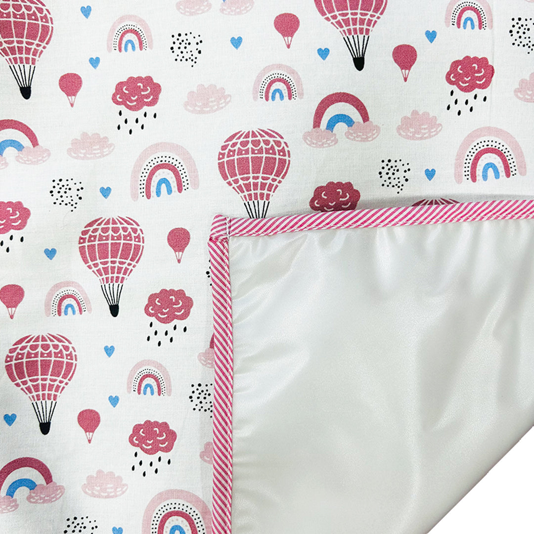 6 Items Cotton Baby Bedding Set_Hot Ballon