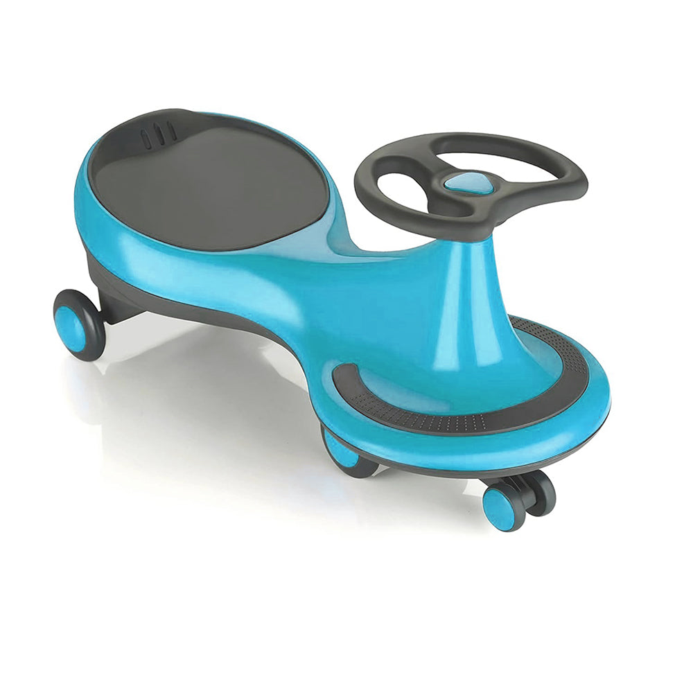 JoyRide Girls & Boys Wiggle Twister Swing Car with Scratch Free Body -Blue