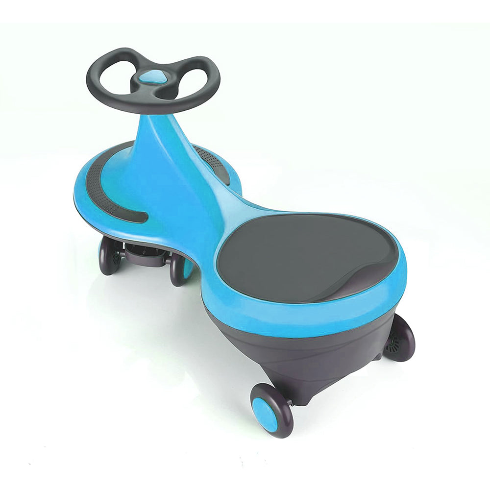 JoyRide Girls & Boys Wiggle Twister Swing Car with Scratch Free Body -Blue