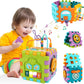 Activity Cube Baby Toys 6 in 1 Multi-Purpose Educational Learning Cube