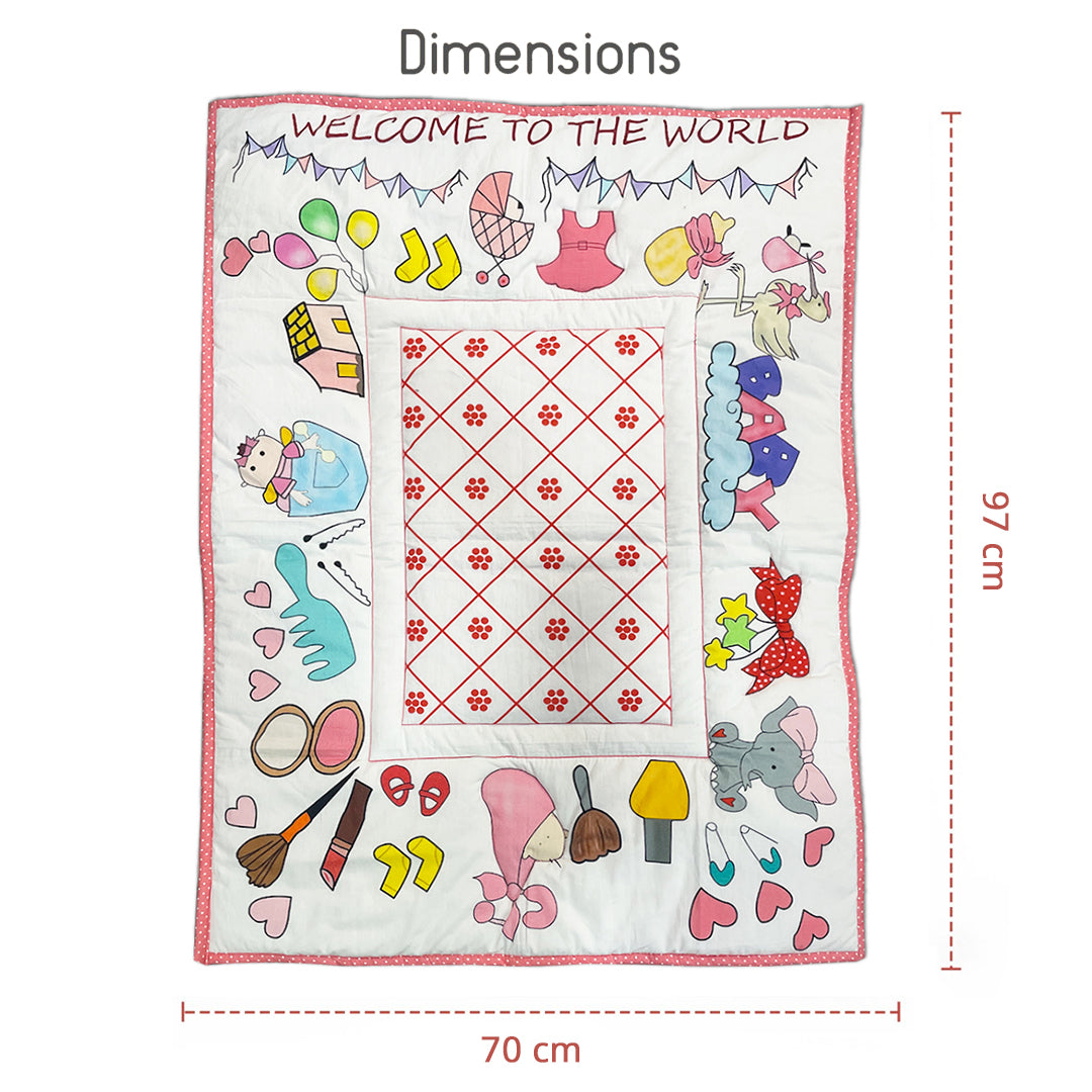 Super Soft Reversible Baby Quilt