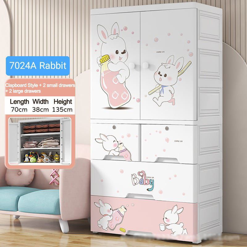 Kids Wardrobe Storage Convertible/Collapsible Almirah